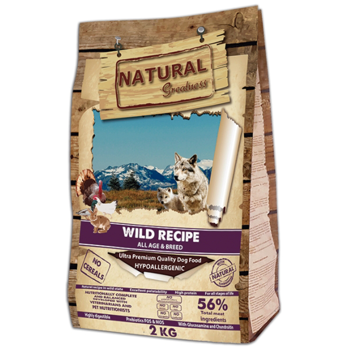 Natural Greatness Xira Trofi Skulou Gran-Free Wild Recipe All Ages&Breeds 2kg